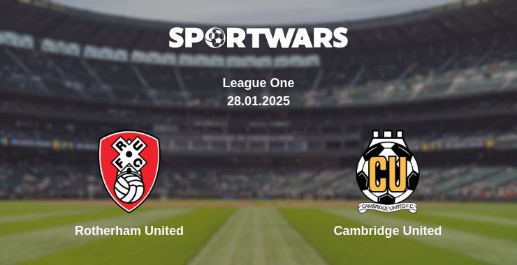 Rotherham United — Cambridge United watch online broadcast, 28.01.2025