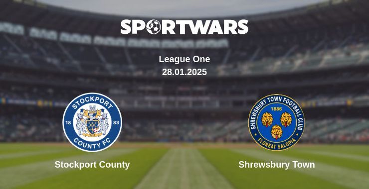 Stockport County — Shrewsbury Town watch online broadcast, 28.01.2025