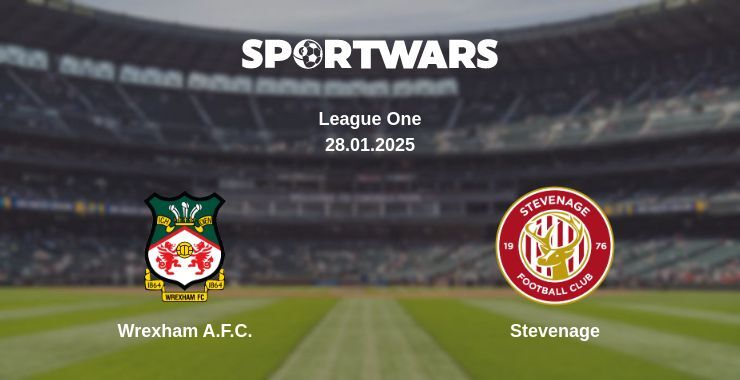 Wrexham A.F.C. — Stevenage watch online broadcast, 28.01.2025