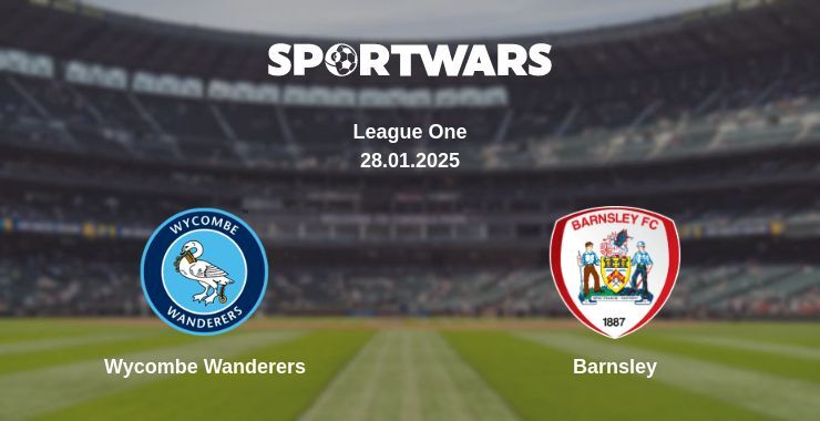 Wycombe Wanderers — Barnsley watch online broadcast, 28.01.2025