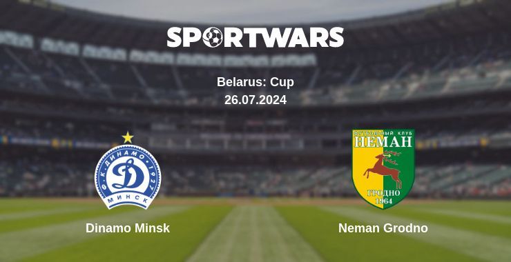 Dinamo Minsk — Neman Grodno watch online broadcast, 26.07.2024