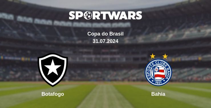 Result of the Botafogo — Bahia match, 31.07.2024