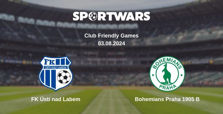 FK Ústí nad Labem — Bohemians Praha 1905 B watch online for free 03.08.2024