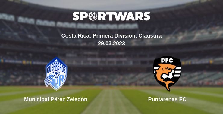 Result of the Municipal Pérez Zeledón — Puntarenas FC match, 29.03.2023