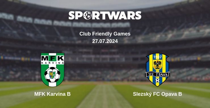 MFK Karvina B — Slezský FC Opava B watch online for free 27.07.2024