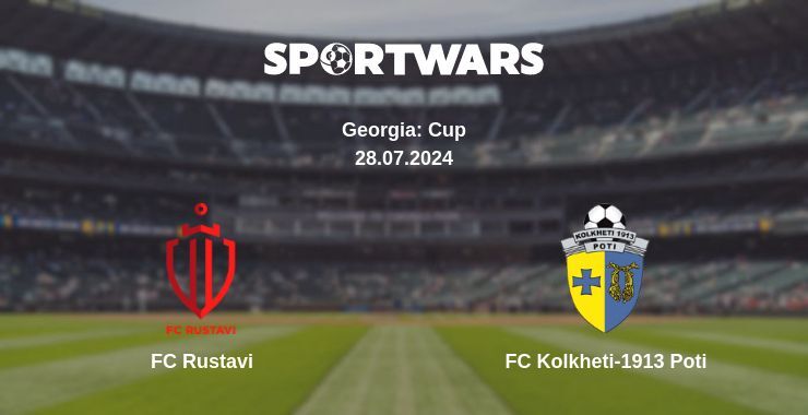 Result of the FC Rustavi — FC Kolkheti-1913 Poti match, 28.07.2024