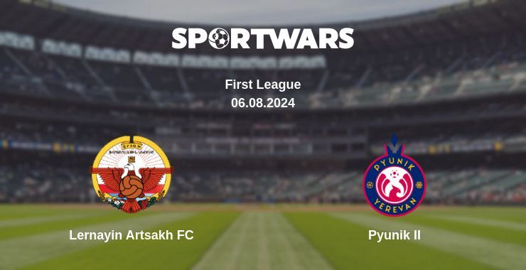 Lernayin Artsakh FC — Pyunik II watch online broadcast, 06.08.2024