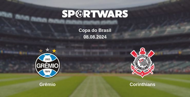 Result of the Grêmio — Corinthians match, 08.08.2024