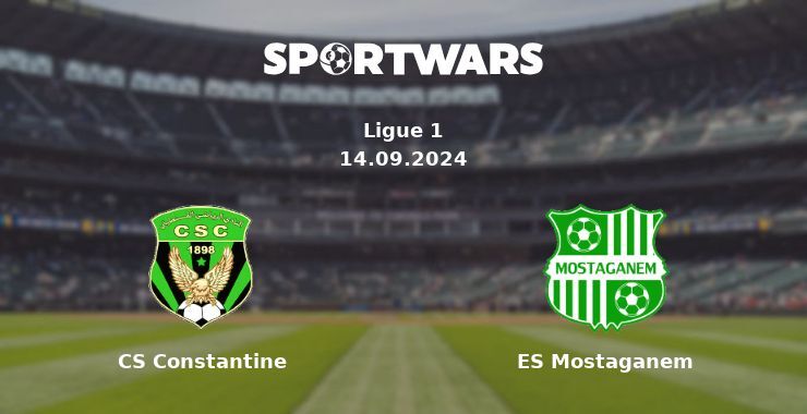 CS Constantine — ES Mostaganem, where to watch online broadcast