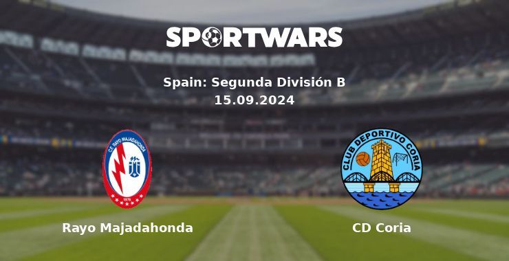 Rayo Majadahonda — CD Coria, where to watch online broadcast