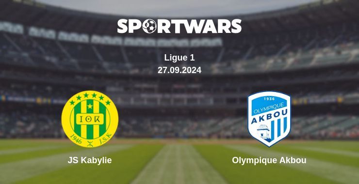 JS Kabylie — Olympique Akbou, where to watch online broadcast