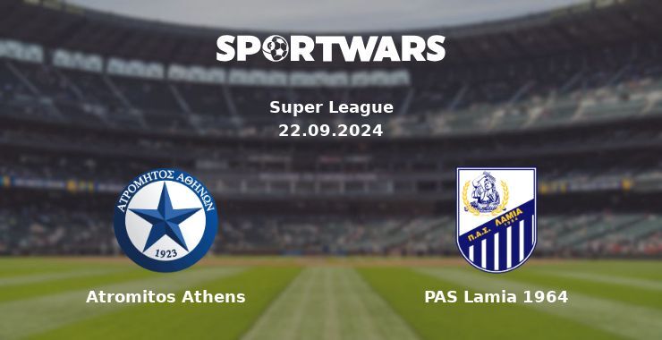 Atromitos Athens — PAS Lamia 1964, where to watch online broadcast