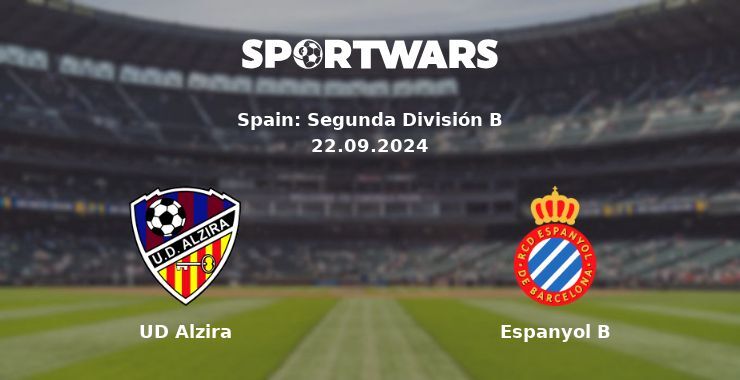 UD Alzira — Espanyol B, where to watch online broadcast