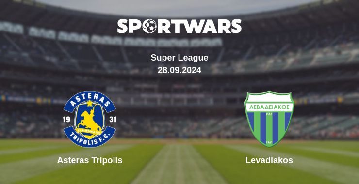 Asteras Tripolis — Levadiakos, where to watch online broadcast