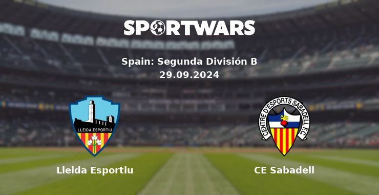 Lleida Esportiu — CE Sabadell, where to watch online broadcast