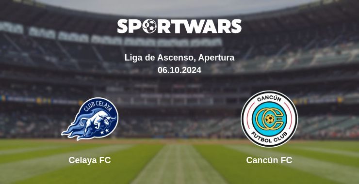 Celaya FC — Cancún FC, where to watch online broadcast