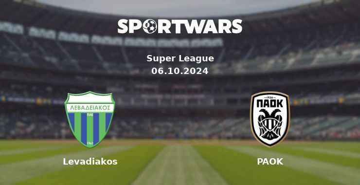 Levadiakos — PAOK, where to watch online broadcast