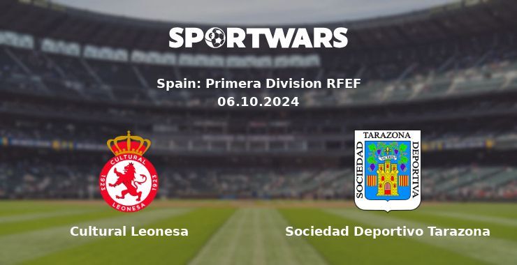 Cultural Leonesa — Sociedad Deportivo Tarazona, where to watch online broadcast