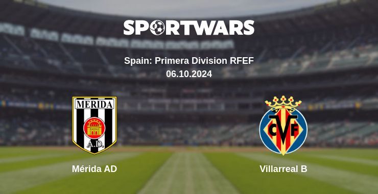 Mérida AD — Villarreal B, where to watch online broadcast