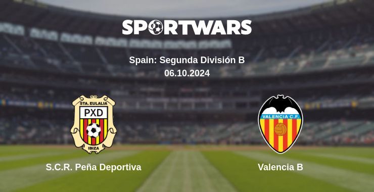 S.C.R. Peña Deportiva — Valencia B, where to watch online broadcast