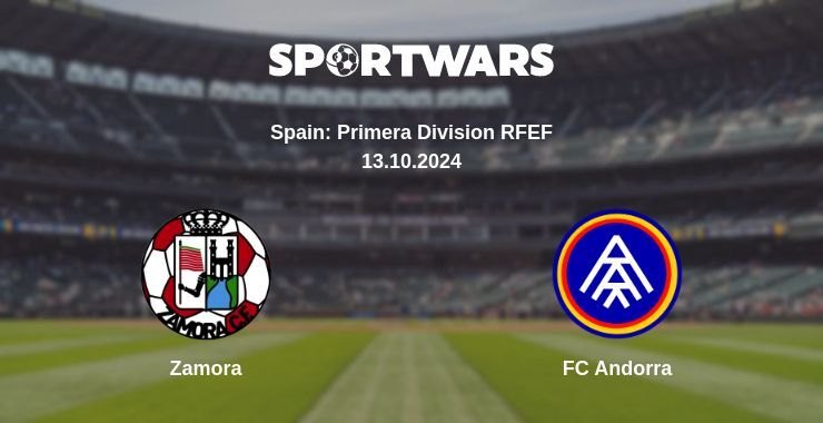 Zamora — FC Andorra, where to watch online broadcast