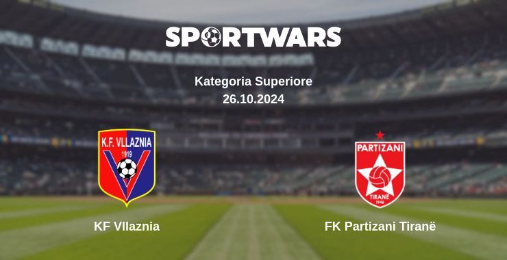 KF Vllaznia — FK Partizani Tiranë watch online for free 26.10.2024