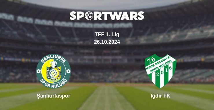 Şanlıurfaspor — Iğdır FK watch online for free 26.10.2024