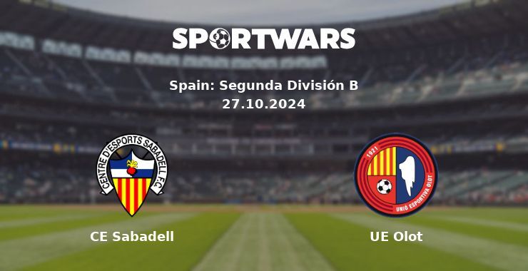 CE Sabadell — UE Olot watch online for free 27.10.2024