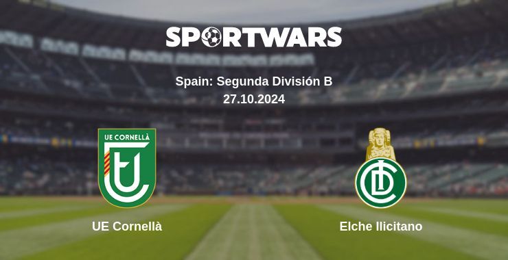 UE Cornellà — Elche Ilicitano watch online for free 27.10.2024