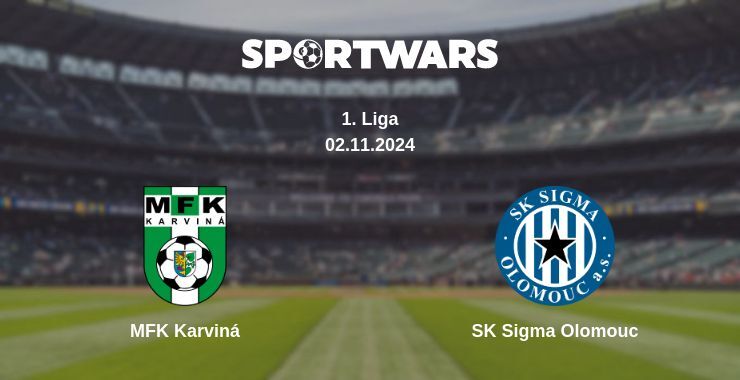 MFK Karviná — SK Sigma Olomouc watch online for free 02.11.2024