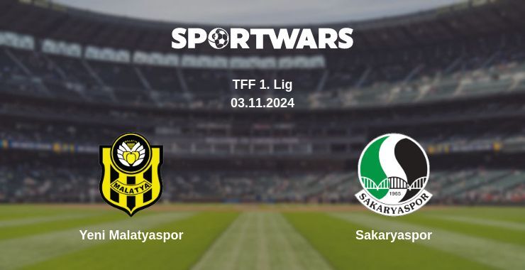 Yeni Malatyaspor — Sakaryaspor watch online for free 03.11.2024