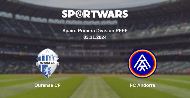 Ourense CF — FC Andorra watch online for free 03.11.2024