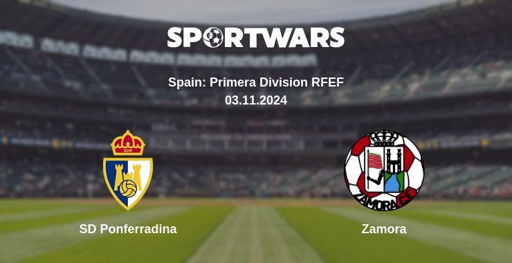 SD Ponferradina — Zamora watch online for free 03.11.2024