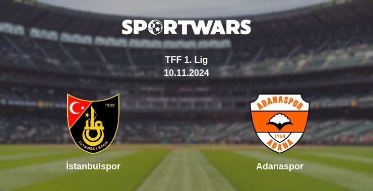 İstanbulspor — Adanaspor watch online for free 09.11.2024