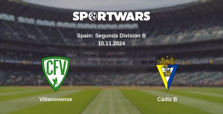 Villanovense — Cádiz B watch online for free 10.11.2024