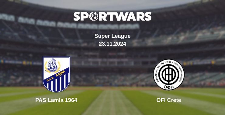 PAS Lamia 1964 — OFI Crete watch online for free 23.11.2024