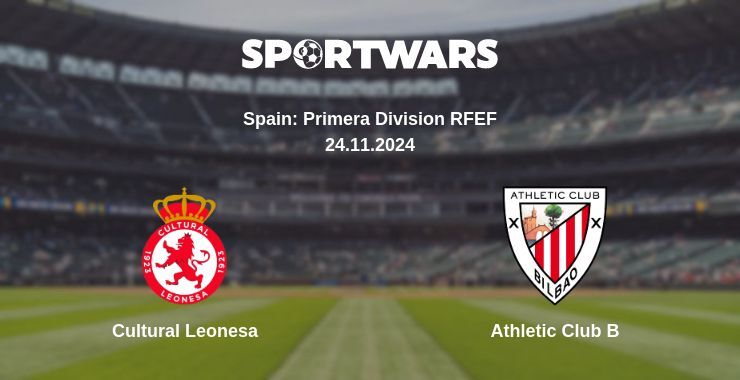 Cultural Leonesa — Athletic Club B watch online for free 24.11.2024