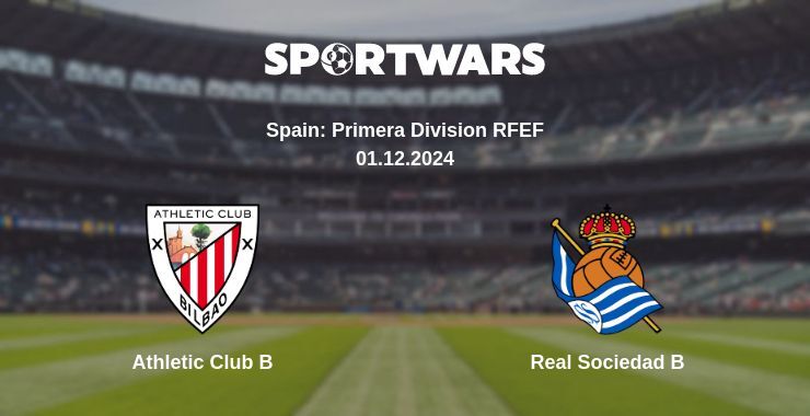 Athletic Club B — Real Sociedad B watch online for free 01.12.2024