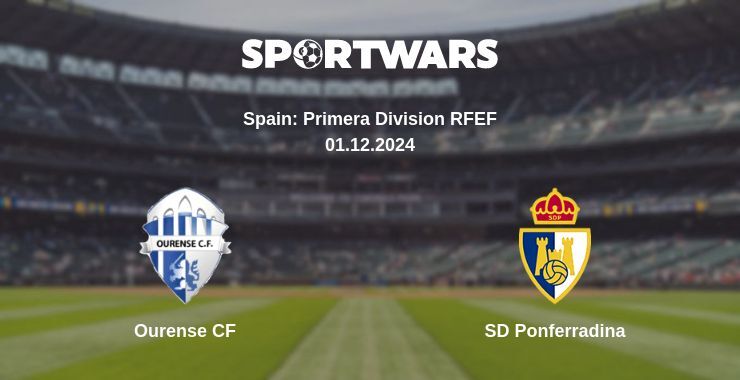 Ourense CF — SD Ponferradina watch online for free 01.12.2024