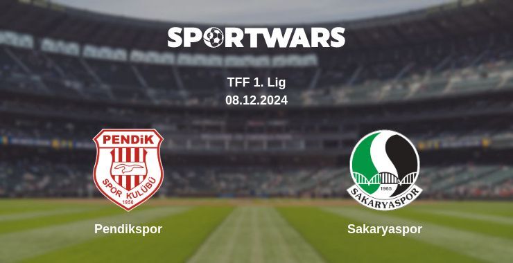 Pendikspor — Sakaryaspor watch online for free 08.12.2024