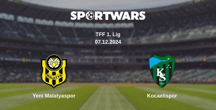 Yeni Malatyaspor — Kocaelispor watch online for free 07.12.2024