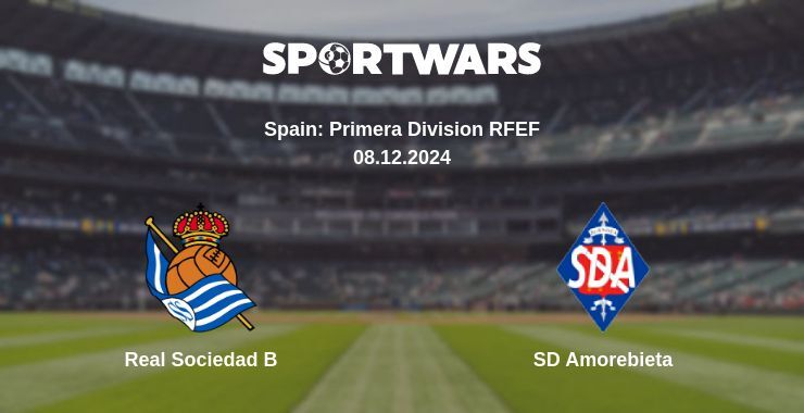 Real Sociedad B — SD Amorebieta watch online for free 08.12.2024