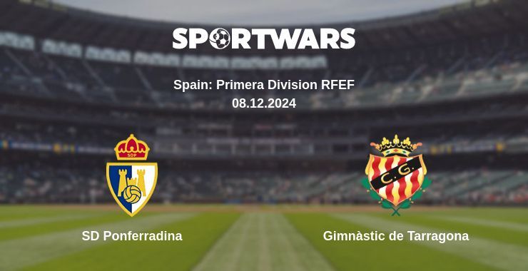 SD Ponferradina — Gimnàstic de Tarragona watch online for free 08.12.2024