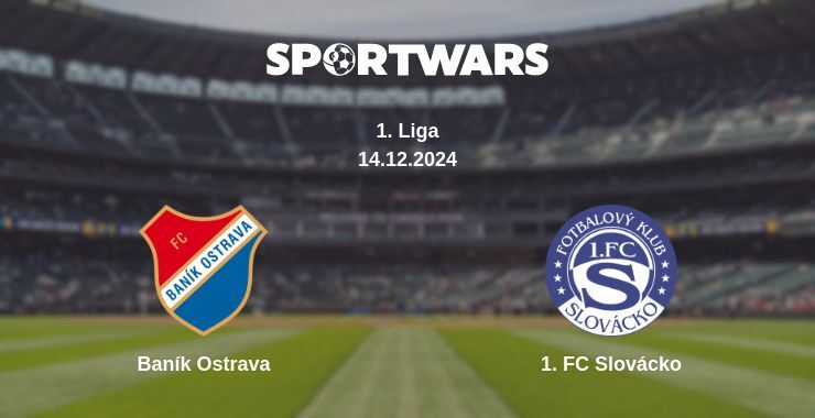 Result of the Baník Ostrava — 1. FC Slovácko match, 14.12.2024