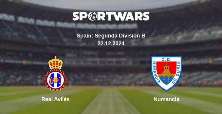 Real Avilés — Numancia watch online broadcast, 22.12.2024