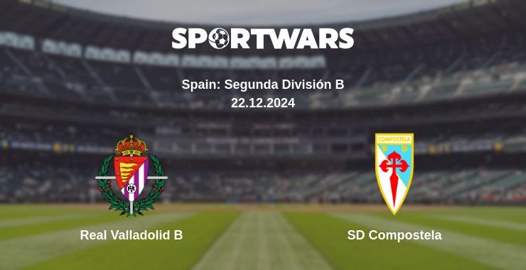 Result of the Real Valladolid B — SD Compostela match, 21.12.2024