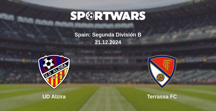 UD Alzira — Terrassa FC watch online broadcast, 21.12.2024