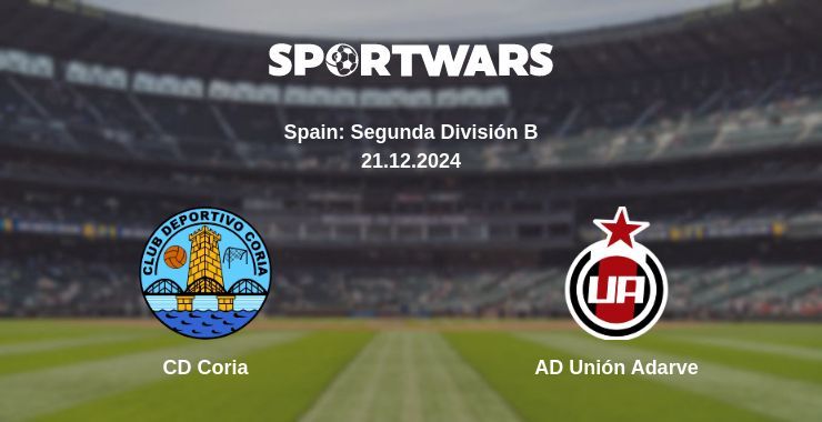 Result of the CD Coria — AD Unión Adarve match, 21.12.2024