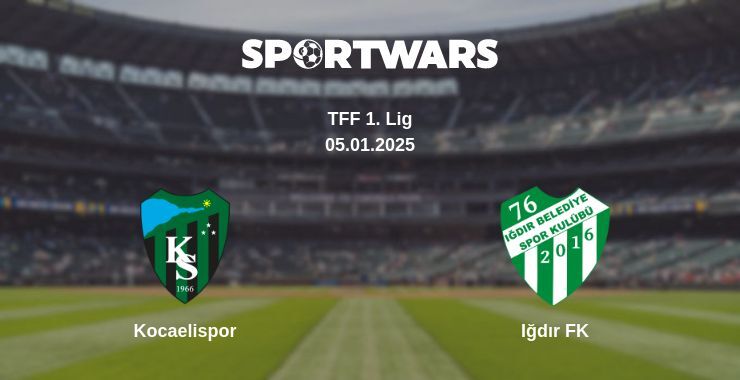 Kocaelispor — Iğdır FK watch online broadcast, 05.01.2025