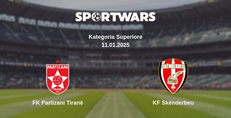 FK Partizani Tiranë — KF Skënderbeu watch online broadcast, 11.01.2025